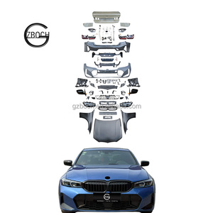 Kit carrosserie F30 à G20 LCI sans découpe pour <span class=keywords><strong>BMW</strong></span> Série 3 F30 F35 320i 325i 330i à G20 G28 LCI avec phares LED - Product Image 1