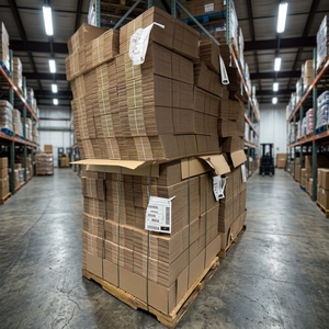 Boîtes en carton ondulé, structure en nid d'abeille, recyclables, emballage kraft personnalisé pour le commerce électronique et l'exportation avec logo personnalisé - Product Image 3