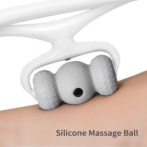 Rodillo de masaje de columna Cervical para cuello, masajeador Manual de 6 ruedas con punto de presión, alivio del dolor, tejido profundo - Product Image 2