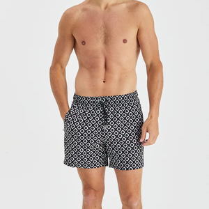 2025 Latest Printed Men's Swim <b>Shorts</b> <b>with</b> Customized Logo and Wholesale Deals - Product Image 2