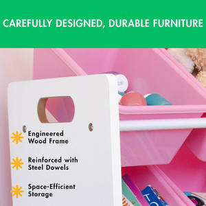 Organisateur de jouets Dream Space pour filles Organizador De Juguetes Minnie Mouse Room Decor Toys & Bed Essentials - Product Image 6