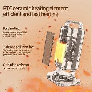 Nuevo Calentador PTC Portátil Pequeño para el Hogar, Calentador Vertical de Calentamiento Rápido para Escritorio, Calentador Eléctrico con Termostato de Bajo Ruido y Ahorro de Energía - Product Image 3