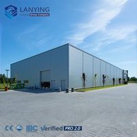 Estructura de Acero Prefabricada, Salón de Exposiciones para Concesionarios de Autos 4S, Almacén con Estructura Metálica