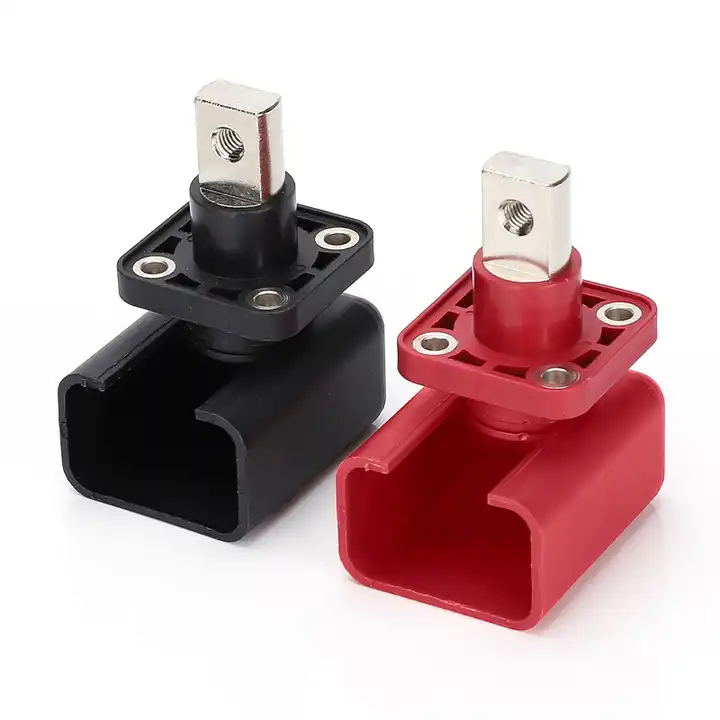 Red Black Battery Terminal Clamps with