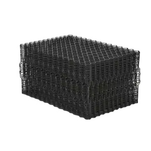 Đen chống UV <span class=keywords><strong>PP</strong></span> lưới nhựa Filler Net cho tháp làm mát điền ngược dòng chảy nhỏ giọt infill thân thiện với môi cắt theo đơn đặt hàng chế biến - Product Image 1