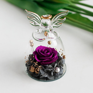 <span class=keywords><strong>Prix</strong></span> d'usine en gros, <span class=keywords><strong>rose</strong></span> éternelle conservée, roses immortelles dans du verre pour la fête des pères - Longue durée de vie de 3 à 5 ans - Product Image 3