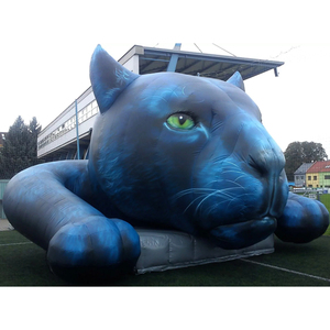 Impresión completa inflable publicidad Pantera dibujos animados inflable Pantera globo Animal mascota para exhibición de eventos al aire libre - Product Image 1