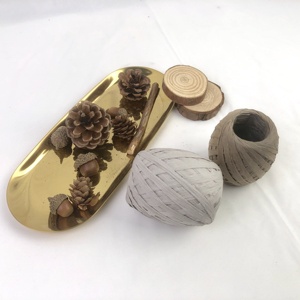 Sunjoy 30m Multicolored Ribbon Supplier's Paper <strong>Raffia</strong> Fabric Roll for Gift Wrapping and Packaging Ropes - Product Image 1