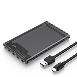Caja para SSD USB C 3.1 Gen <span class=keywords><strong>2</strong></span> a SATA III, Carcasa Externa Transparente para Disco Duro de <span class=keywords><strong>2</strong></span>.5 Pulgadas y 7mm/9.5mm, Sin Herramientas, con UASP - Product Image 2