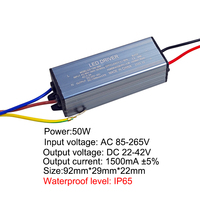 Alimentation LED 10W-100W DC22-42V IP65 Courant Constant 300-3000mA Transformateur