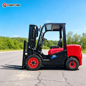 Chariot élévateur diesel 4 roues 2 tonnes avec siège conducteur, garantie 1 an, livraison gratuite, haute stabilité pour le levage de charges industrielles - Product Image 4