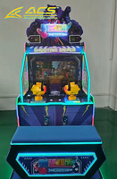 Machine de jeu vidéo d'arcade à monnayeur ACS pour deux joueurs, interface anglaise, pour aire de jeux pour enfants, tir double