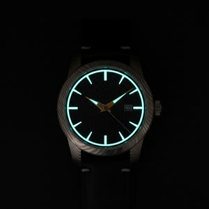 Montres de plongée automatiques mécaniques personnalisées OEM haut de gamme avec boîtier en acier Damas forgé, super lumineuses, étanches à 200 m - Product Image 2