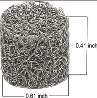 Filtre en maille d'acier inoxydable pour lance à mousse de nettoyage haute pression, outil de detailing automobile