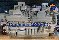 Motor Cummins CCEC DCEC de Gran Potencia, Ensamblaje de Motor QSK60-C 1042KW 1398KW 69L, Motor Diésel Refrigerado por Agua QSK60