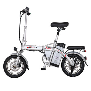 Bicicleta Eléctrica Superligera de 48V 500W, Bicicleta Plegable de 14 Pulgadas con Batería Oculta Integrada, Alcance de 60 km por Carga - Product Image 5