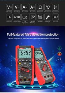 U 191T Hoge Precisie Anti-Burn Digitale Display Elektrische Multimeter Draagbare Multifunctionele Automatische Testapparatuur - Product Image 2