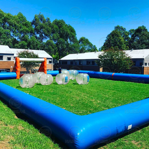 Campo da Calcio Gonfiabile per Coppa del Mondo, Campo da Calcio Gigante Portatile per Bumper Ball, Gioco Interattivo per Bambini e Adulti da Esterno/Interno - Product Image 1