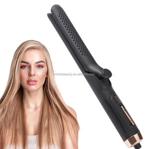 360 Airflow <span class=keywords><strong>Plancha</strong></span> De Cabello professionnel noir Salon rouleau chaud céramique cheveux lisseur Machine professionnel fer plat - Product Image 2
