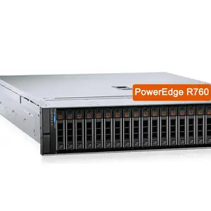 New Server R760 Dell 2.5" Chassis up to 16 Drives (8 SAS/SATA + 8 NVMe HWRAID) Smart Flow 2 PERC Front PERC 12 1 CPU