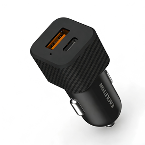 Caricabatterie da Auto a Doppia Porta USB-A + USB-C PD 25W QC 3.0, Ricarica Rapida, Compatto e Portatile per Telefoni e <span class=keywords><strong>Tablet</strong></span> - Product Image 2