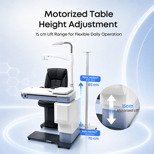 Unidad Oftalmológica Combinada TG-990 con Equipo de Diagnóstico Integrado y Silla Ajustable - Product Image 5