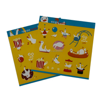 Étiquettes de dessins animés Haoxuan, autocollants en vinyle découpés à la forme, imperméables, pour produits pour enfants, cadeaux promotionnels et emballages