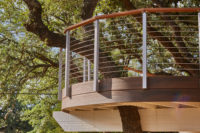 Escalier moderne 50X50mm en acier inoxydable WPC câble vertical garde-corps balustrades main courante pour villa balustrade en verre main courante