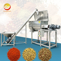 Mélangeur horizontal commercial ORME à double arbre à pales, 400L, 100L, 120L, pour poudres sèches et épices, avec chauffage