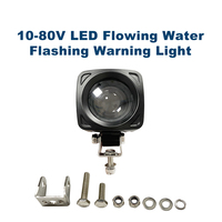 Nouvelle lampe stroboscopique d'avertissement pour chariot élévateur 12W DC10-80V IP67 Haute Intensité pour LED Bleu/Rouge Optionnel Faisceau Concentré pour Grue et Engins de Chantier