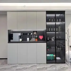 Dining Room Beverage Wine Utensils Cutlery Storage Cabinet Minimalist Style Sideboard Dining Room Sideboard Wine Cabinet