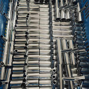 Làm sạch thép không gỉ <span class=keywords><strong>t</strong></span> Doanh hệ thống ống nước nối ống Tee bằng phù hợp SS304 Hàn vệ sinh ống Adapter - Product Image 2