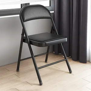 Chaise pliante en cuir PU pour salle à manger, hôtel, fête de mariage, Banquet, pour événements