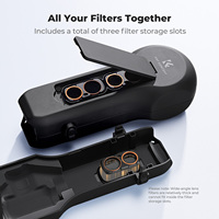 Étui de protection en PC anti-rayures à ouverture rabattable K&F Concept pour Insta360 Luna Ultra