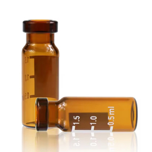 Crimp Top Sample <b>Vial</b> 11mm Amber <b>Glass</b> HPLC GC <b>Vials</b> for Preparative Chromatography Autosampler - Product Image 3