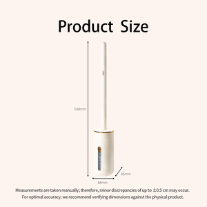 Spazzola per WC Ecologica da Parete con Testina Sostituibile in Spugna, Liquido Detergente Integrato e Aromaterapia, Senza Foratura - Product Image 5