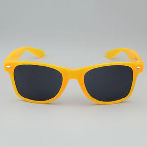 2025 Vintage amarillo gafas de sol lente noctilucente logotipo personalizado diseño clásico de moda negro rojo plástico verde púrpura azul PC - Product Image 2