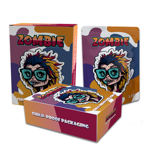 Cali conception personnalisée support résistant aux enfants Mylar sac présentoir imprimé motif de fleurs pour bonbons nourriture pour animaux de compagnie gelée odeur preuve - Product Image 5