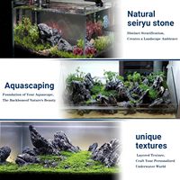 Pierres décoratives PKY les plus vendues, pierre Seiryu pour aquarium, terrarium, bonsaï, décoration de réservoirs et d'artisanat