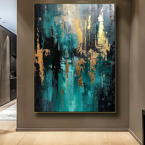 Pintura <span class=keywords><strong>al</strong></span> Óleo Personalizada de Lujo, 100% Pintada a Mano, Arte Abstracto Original de Gran Tamaño, Hecho a Mano sobre Lienzo, Pintura Moderna para Pared - Product Image 2