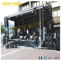 Heavy Duty 200kg Capacidad de carga Truss plegable Soporte de manivela de mano 6,5 m de altura Iluminación de escenario Torre de elevación Truss Display