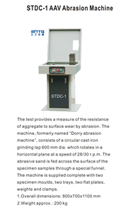 Machine d'essai d'abrasion STDC-1 AAV (valeur d'abrasion agglomérée) pour pierres naturelles et résistance à l'abrasion du béton Pavi - Product Image 3