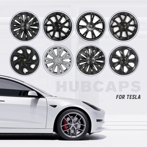 4 Uds 18 19 20 pulgadas <span class=keywords><strong>tapacubos</strong></span> para Tesla Modelo 3/Y 2018-2023 tapa de rueda de coche <span class=keywords><strong>tapacubos</strong></span> de automóvil cubierta de llanta completa - Product Image 2