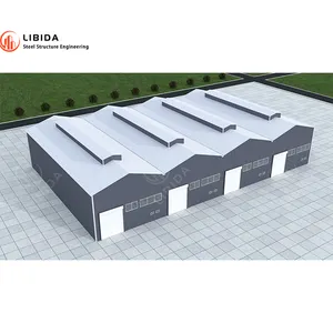 Offre Spéciale Bâtiment industriel en métal avec conception libre atelier entrepôt structure en acier bâtiment en acier préfabriqué