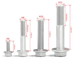 Din 6921 10Mm Bouten 8.8 Zink Gecoate Flensbout Iso4162/Din6921/En1665 Hex Flens Schroeven