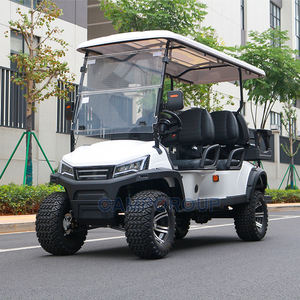 Охотничья Роскошная внедорожная тележка для гольфа, 6 мест, 60 В, литиевая батарея, клубный автомобиль, электрическая тележка для гольфа, бензиновая машина для гольфа - Product Image 4