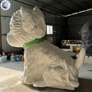 Escultura de Westie de Fibra de Vidrio de Gran Tamaño y Alta Calidad para Exteriores - Resistente al Agua y a los Rayos UV para Parques de Atracciones y Espacios Públicos - Product Image 6