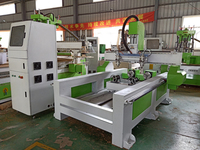 Machine multi-tête rotative Cnc 1325, 4 axes, pour le travail du bois, livraison gratuite en chine