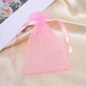 Sacs de rangement en organza mat haute densité avec cordon de serrage, 20 couleurs disponibles, tailles 16x22cm 20x30cm, pour cadeaux (vente en gros) - Product Image 4