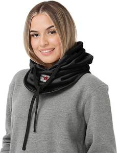 T-shirt Ski dengan tudung Logo cetak kustom penutup wajah Balaclava modis - Product Image 3